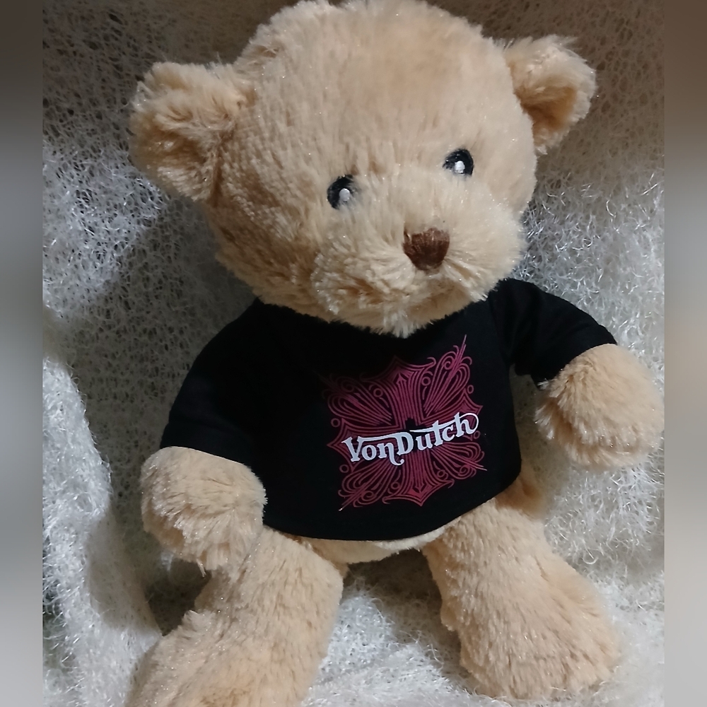 Von Dutch Cream Teddy Bear Limited Edition New